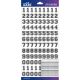 Sticko Numbers StickersBlack Varsity Numbers Small