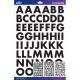 Sticko Alphabet Stickers Black Futura Bold Large
