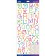 Sticko Alphabet StickersMulti Gasoline Alley Glitter