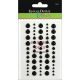 Eyelet Outlet Adhesive Back Enamel Dot 60 Per Pkg Black