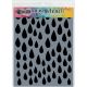 Dyan Reaveley s Dylusions Stencils 9inchX12inch Raindrops 1 Pack of 1 Piece