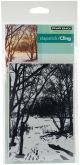 Penny Black Cling Stamps Wintry Trail