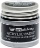 Finnabair Art Alchemy Acrylic Paint 1.7 Fluid Ounces Metallique Silver Spoon
