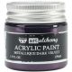 Finnabair Art Alchemy Acrylic Paint 1.7 Fluid Ounces Metallique Dark Velvet