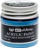 Finnabair Art Alchemy Acrylic Paint 1.7 Fluid Ounces Metallique Rich Turquoise