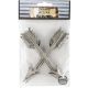 Metal Crossed Arrows 4 Per Pkg 
