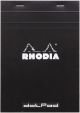 Rhodia Dot Pad 6 InchX8.25 Inch Black
