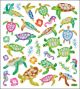 Multicolored StickersSea Turtles