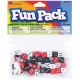 Fun Pack Acrylic Dice Beads 8mm To 10mm 62 Per Pkg Assorted Colors