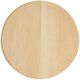 Basswood Circle Thin Plaque 6 inch X6 inch X.31 inch 