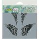 Crafters Workshop Template 6Inch X6Inch Angel Wings