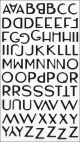Sticko Alphabet Stickers Aristocrat