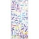 Sticko Alphabet Stickers Watercolor