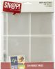 Snap Pocket Pages For 6 inch X8 inch Binders 10 Per Pkg 4 3 inch X4 inch Pockets
