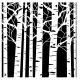 Crafter s Workshop Template 6 inch X6 inch Aspen Trees