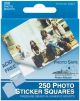 Photo Sticker Squares .5 Inch 250 Per Pkg White