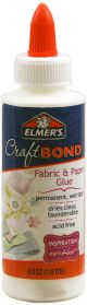 Elmer S CraftbondR Fabric and Paper Glue 4Oz