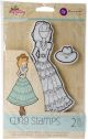 Prima Marketing Julie Nutting Mixed Media Cling Rubber Stamp Annie