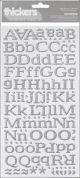 Thickers Chipboard Glitter Stickers 6 inch X11 inch Sheets 2 Per Pkg Reindeer Silver
