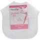 Charles Craft Quilted Baby Bib 14 Count 9 inch X9 inch Solid White