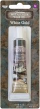Finnabair Art Alchemy Metallique Wax .68 Fluid Oun White Gold