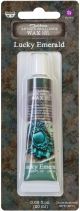 Finnabair Art Alchemy Antique Brilliance Wax .68 Fluid Ounce Lucky Emerald