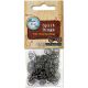 Vintage Split Rings 8mm 100 Per Pkg Black