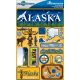 Reminisce Jet Setters State Dimensional Stickers 4 Alaska
