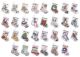 Bucilla Counted Cross Stitch Kit 3.5 inch 30 Per Pkg Tiny Stocking Ornaments 14 Count