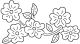Sten Source Quilt Stencils By Bobbie Smith5inchesX91 4inches Dogwood 6inchesX12inches