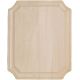 Basswood French Corner Plaque 8 Inch X10 Inch X.75 Inch