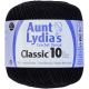 Aunt Lydias Classic Crochet Thread Size 10Black