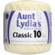 Aunt Lydias Classic Crochet Thread Size 10 Cream