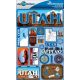 Jet Setters State Dimensional Stickers 4.5Inch X7.5Inch Utah