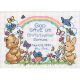 Dimensions Mini Counted Cross Stitch Kit 7 Inch X5 Inch Gods Babies Birth Record 14 Count