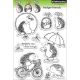 Penny Black Clear Stamps Hedgie Friends