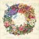 Dimensions Gold Collection Counted Cross Stitch Kit 14 inch X14 inch Wreath Of All Seasons 18 Count