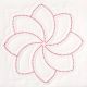 Jack Dempsey Stamped White Quilt Blocks 18 inch X18 inch 6 Per Pkg XX Pinwheel