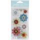 Jolees Le Grande Dimensional Stickers Embellished Snowflakes
