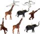 Eyelet Outlet Shape Brads 12 Per Pkg Jungle Mix