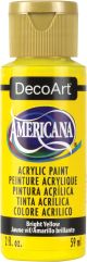 Americana Acrylic Paint 2ozBright Yellow Transparent