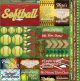 Reminisce Elements Cardstock Stickers 12 Inch X12 Inch Softball 2