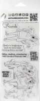 Art Impressions Clear Stamps Live Laugh Love