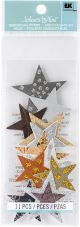 Jolee s By You Dimensional Stickers Gold and Brown Stars