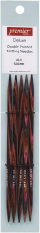 Premier Double Point Knitting Needles 6 inch Size 8 5mm