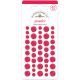 Doodlebug Adhesive Jewels 6mm 8mm and 10mm 45 Per Pkg Ladybug