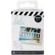 Heidi Swapp Lightbox Original Inserts 50 Per Pkg Alphabet Bold White On Clear