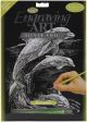 Silver Foil Engraving Art Kit 8 Inch X10 Inch Dolphins
