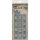 Tim Holtz Layered Stencil 4.125 InchX8.5 Inch Measured