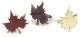 Creative Impressions Metal Paper Fasteners 50 Per Pkg Leaves Metallic